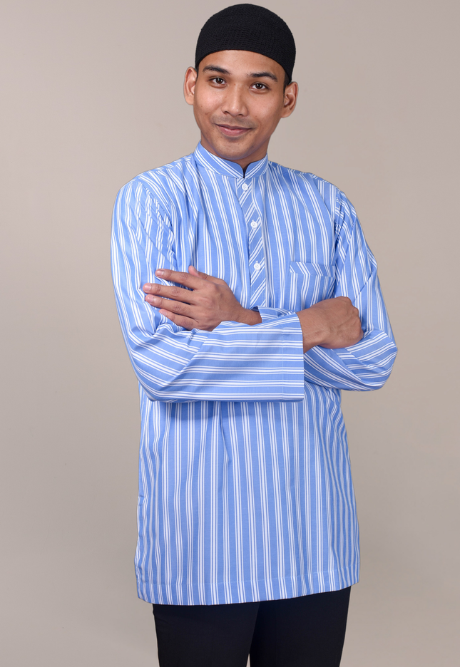 Faraza Zahra Kurta Safwan in Blue