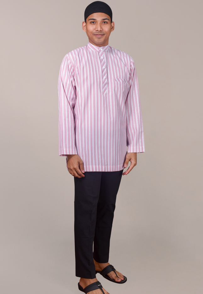 Faraza Zahra Kurta Safwan in Pink