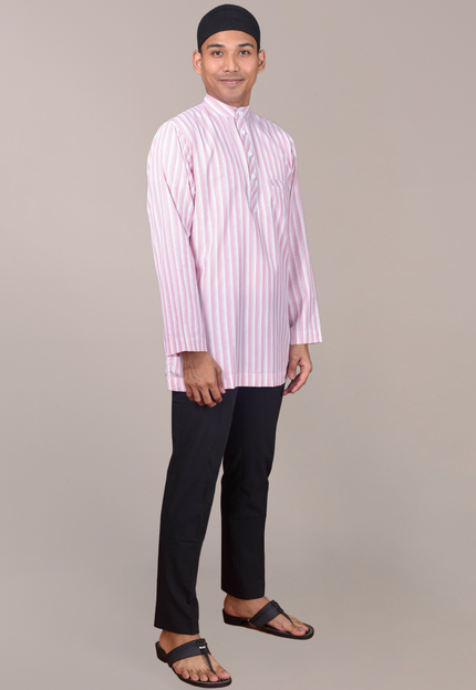 Faraza Zahra Kurta Safwan in Pink