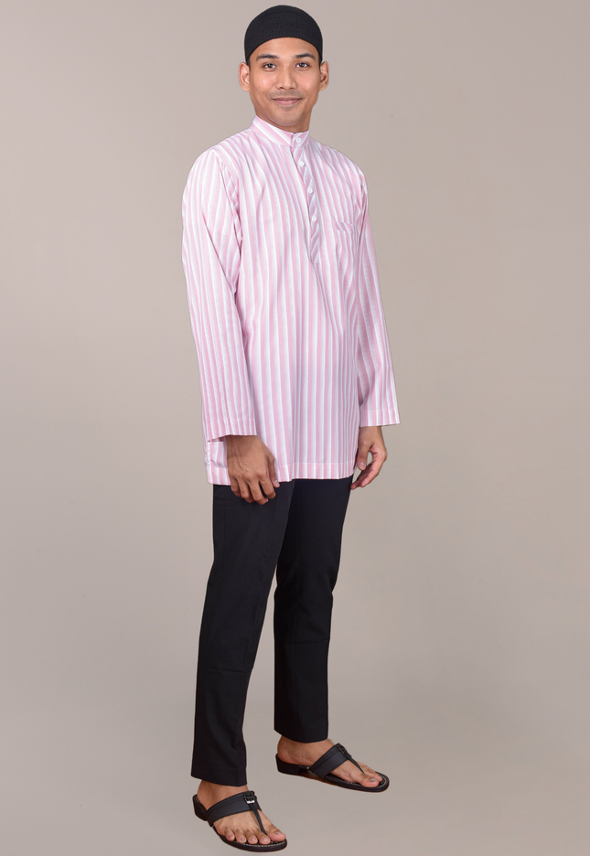 Faraza Zahra Kurta Safwan in Pink