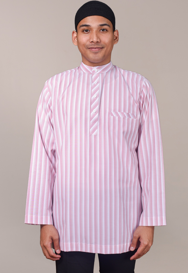 Faraza Zahra Kurta Safwan in Pink