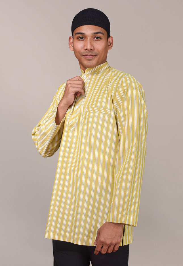 Faraza Zahra Kurta Safwan in Yellow