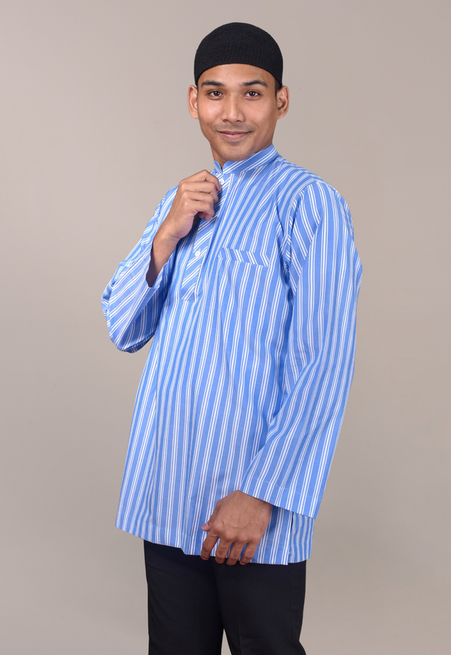 Faraza Zahra Kurta Safwan in Blue