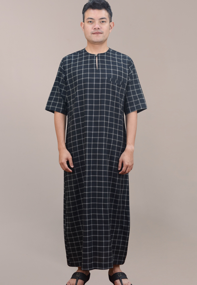 Faraza Zahra Jubah Bahaman in Black(Hitam)