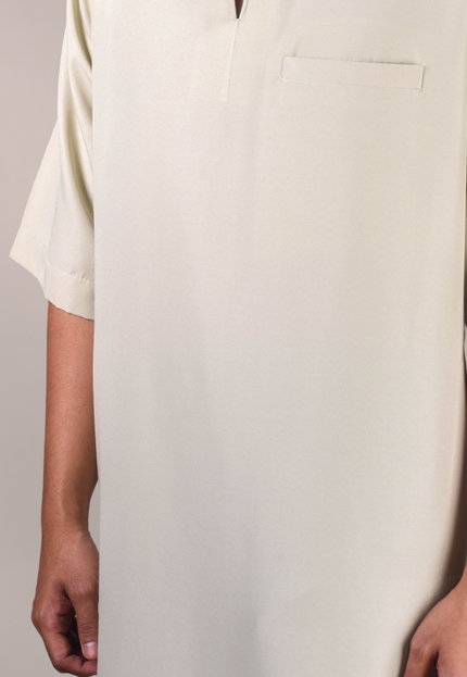 Faraza Zahra Jubah Safir in Nude