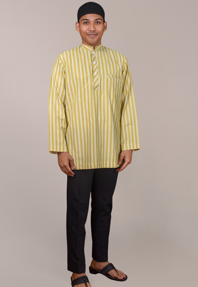 Faraza Zahra Kurta Safwan in Yellow