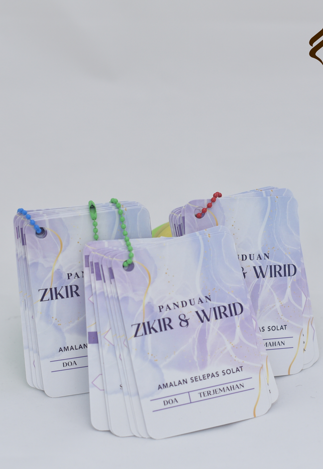 Faraza Zahra Keychain Bacaan Doa, Wirid dan Zikir