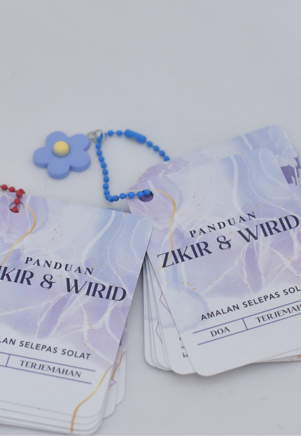 Faraza Zahra Keychain Bacaan Doa, Wirid dan Zikir