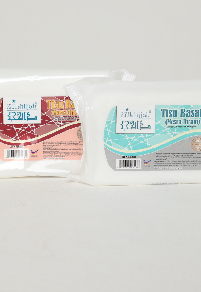 Faraza Zahra X Zulhijjah Wet Tissue/Tisu Basah
