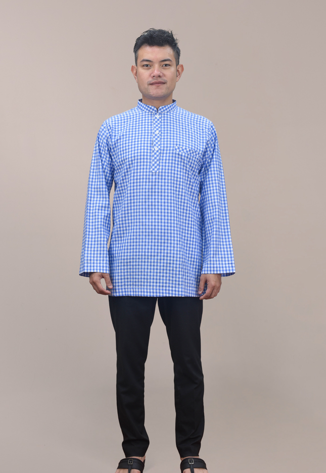 Faraza Zahra Kurta - Baseem in Blue