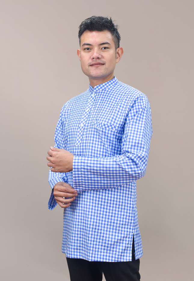 Faraza Zahra Kurta - Baseem in Blue