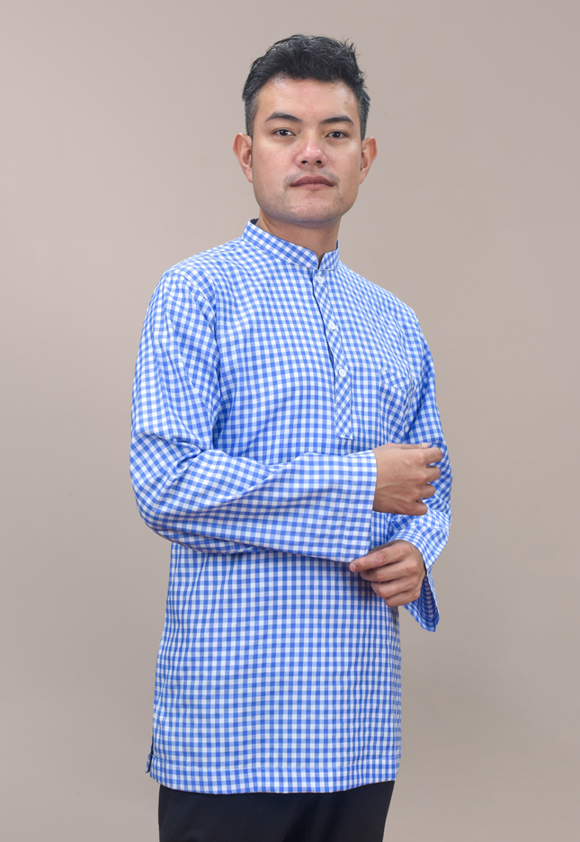 Faraza Zahra Kurta - Baseem in Blue