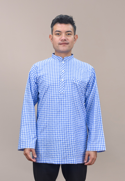 Faraza Zahra Kurta - Baseem in Blue