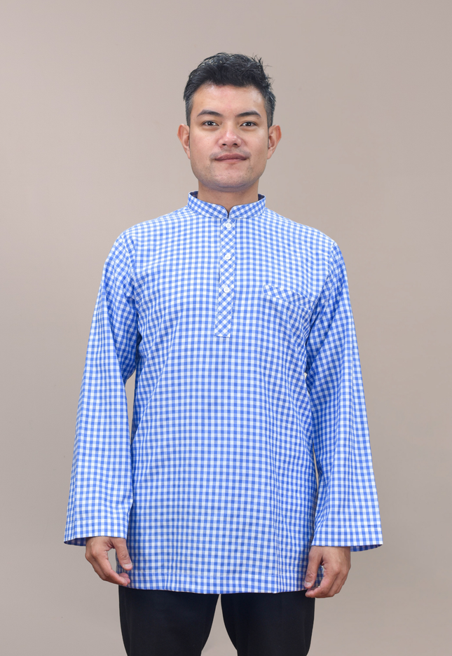 Faraza Zahra Kurta - Baseem in Blue