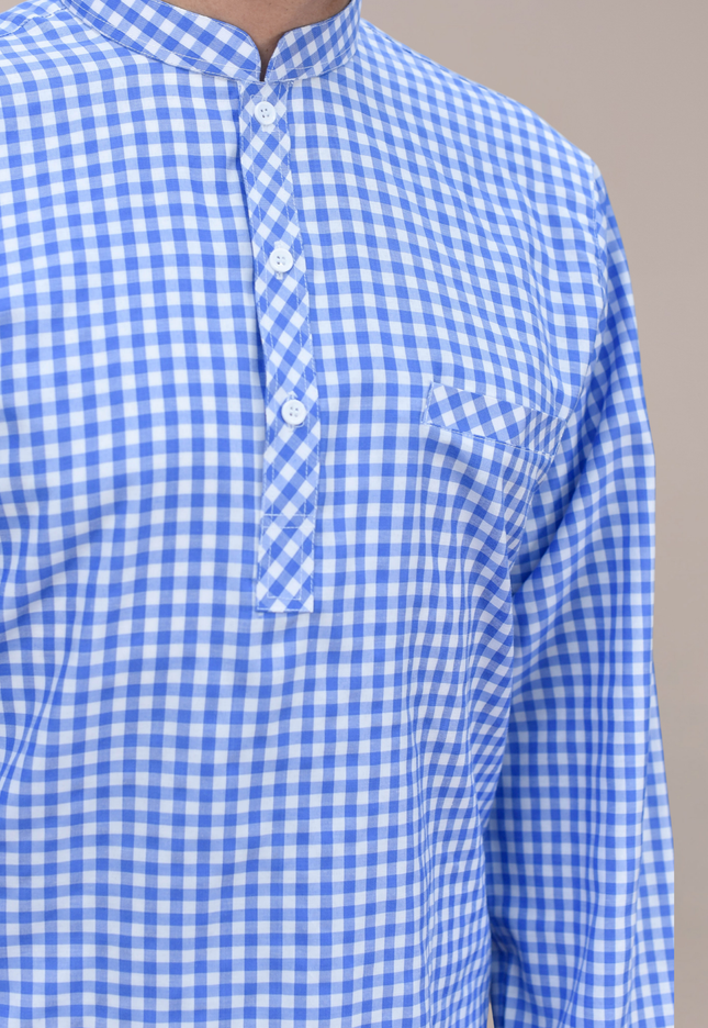 Faraza Zahra Kurta - Baseem in Blue