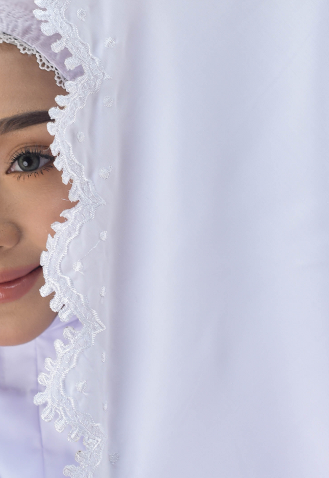 Faraza Zahra Mini Telekung Aisyah - Lembut, Selesa dan Praktikal