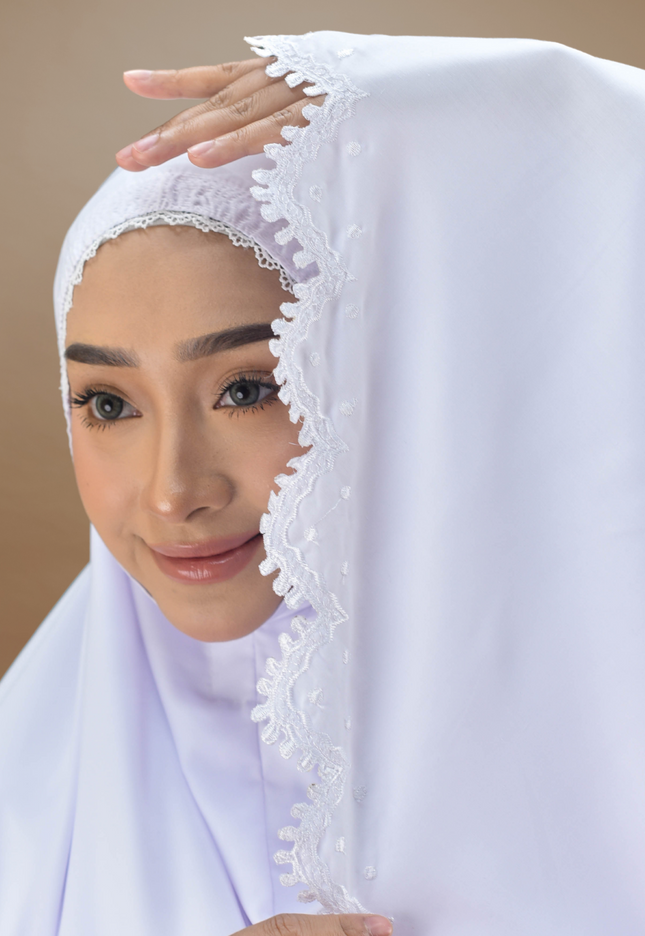Faraza Zahra Mini Telekung Aisyah - Lembut, Selesa dan Praktikal