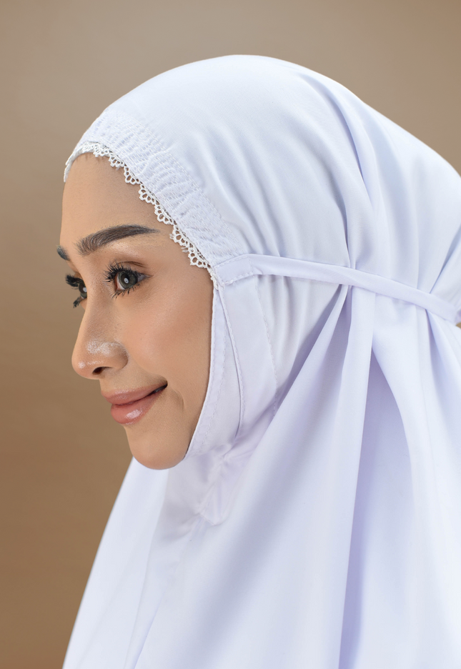 Faraza Zahra Mini Telekung Aisyah - Lembut, Selesa dan Praktikal