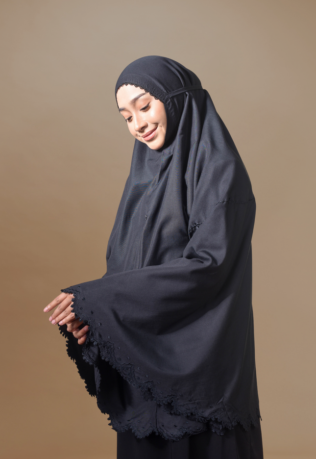 Faraza Zahra Mini Telekung Aisyah - Lembut, Selesa dan Praktikal