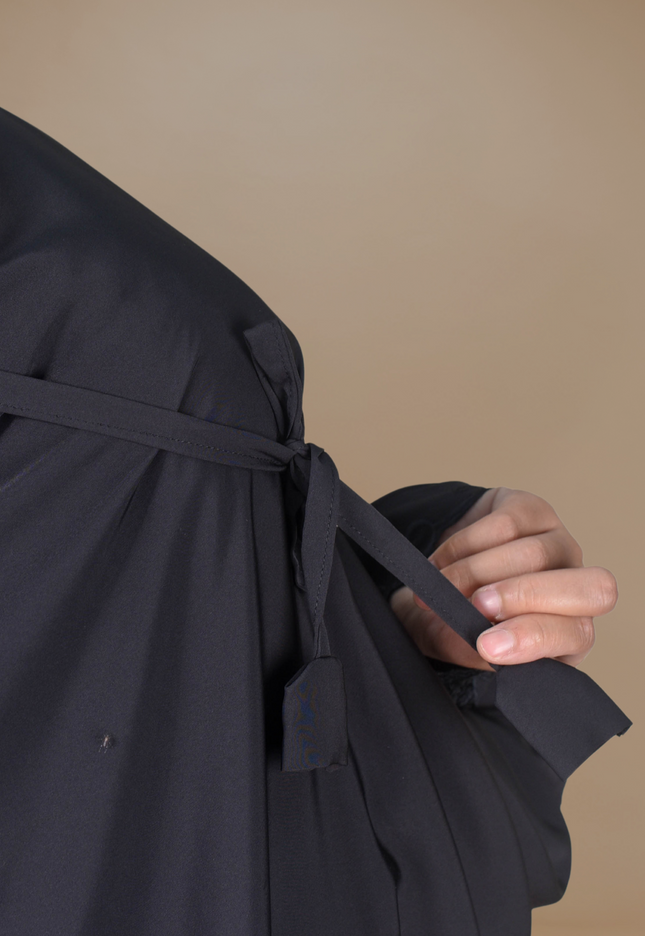 Faraza Zahra Mini Telekung Rosella in Black(Hitam)