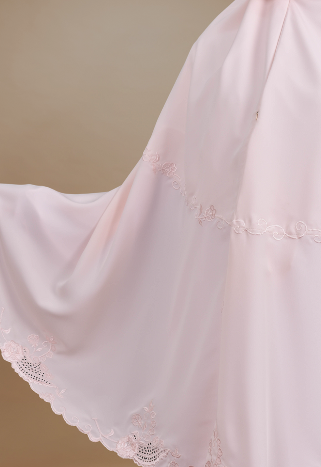 Faraza Zahra Mini Telekung Rosella in Soft Pink