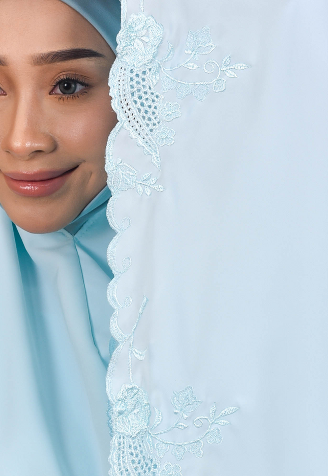 Faraza Zahra Mini Telekung Rosella in Turqoise