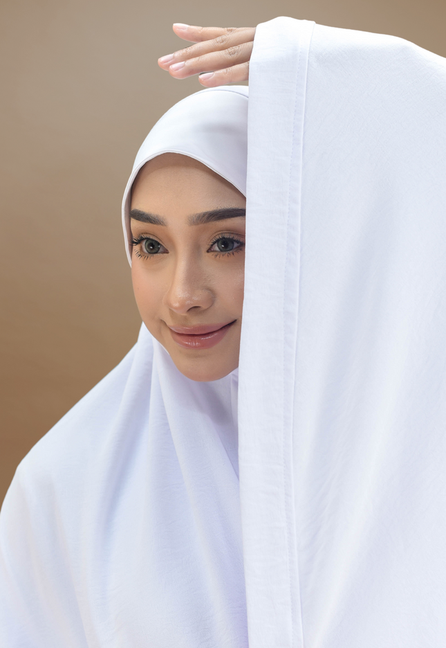 Faraza Zahra Mini Telekung Ironles - Ringan, Lembut dan Tak Perlu Gosok