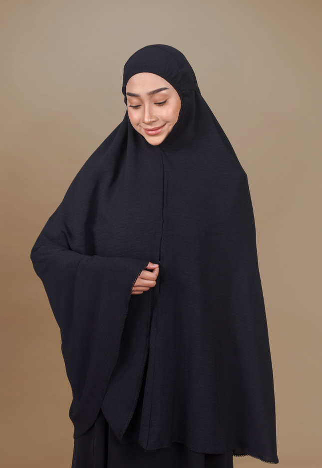 Faraza Zahra Mini Telekung Ironles - Ringan, Lembut dan Tak Perlu Gosok