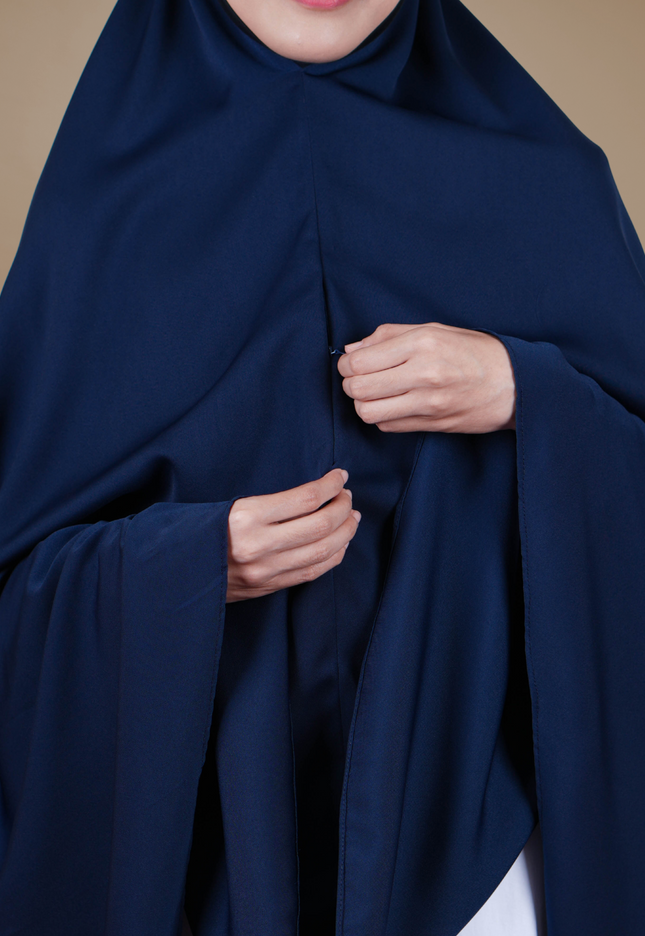 Faraza Zahra Mini Telekung Sumayyah in Navy
