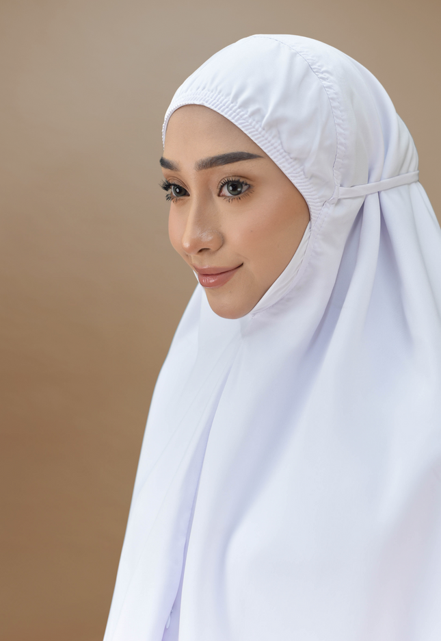 Faraza Zahra Mini Telekung Ummi - Selesa, Lembut dan Praktikal