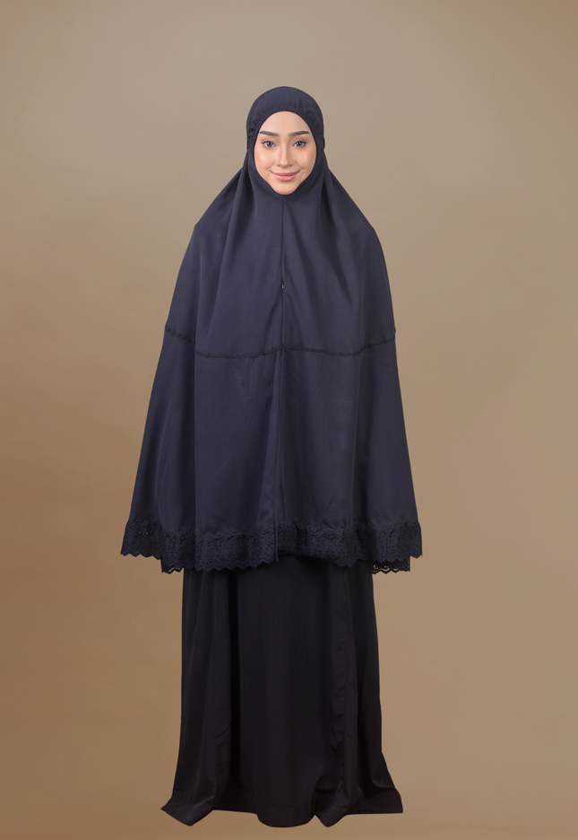 Faraza Zahra Mini Telekung Ummi - Selesa, Lembut dan Praktikal