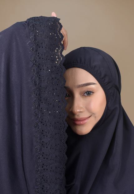 Faraza Zahra Mini Telekung Ummi - Selesa, Lembut dan Praktikal