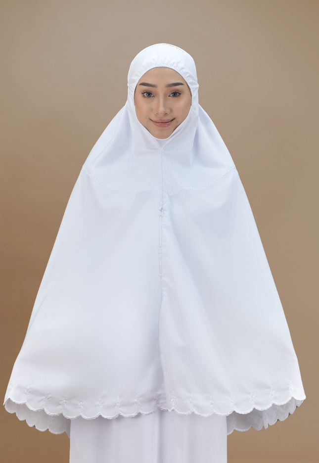 Faraza Zahra Mini Telekung Saniyah - Cotton, Sejuk dan Selesa