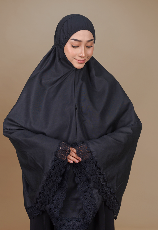 Faraza Zahra Mini Telekung Siti - Sejuk, Selesa dan Mudah Gosok