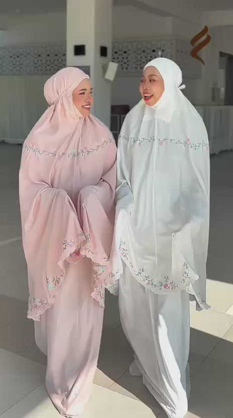 Faraza Zahra | Telekung Maleeka - Lembut dan Selesa