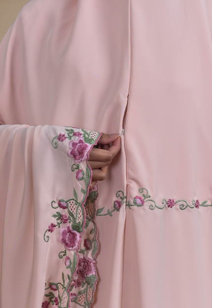 Faraza Zahra Telekung Rosella in Peach