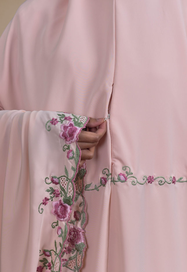 Faraza Zahra Telekung Rosella in Peach