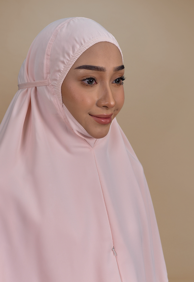 Faraza Zahra Telekung Rosella in Peach