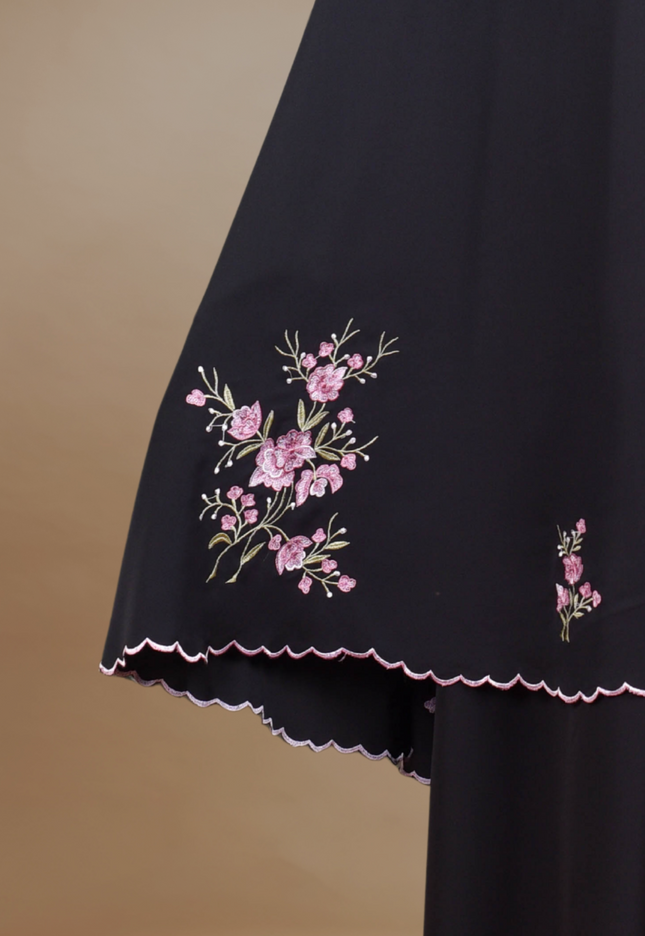 Faraza Zahra Telekung Rosella in Black (Hitam)