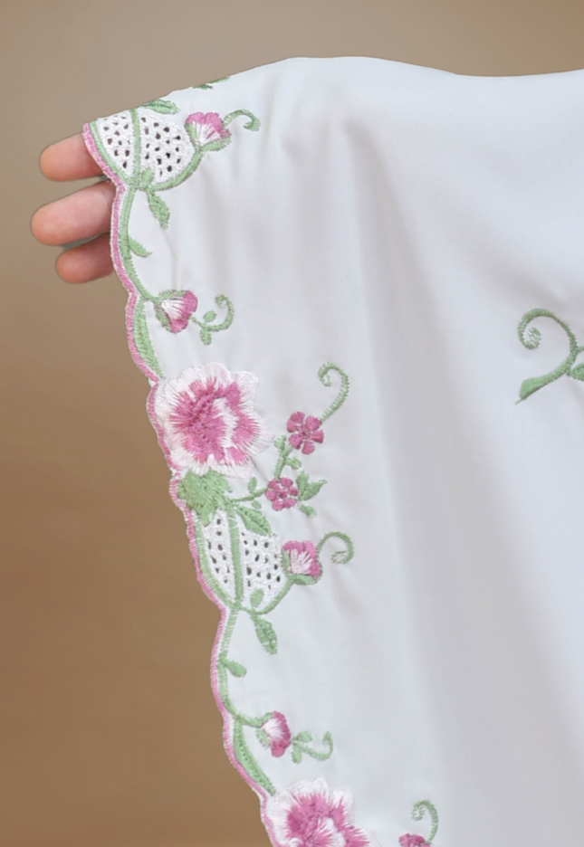 Faraza Zahra Telekung Rosella in White (Putih)