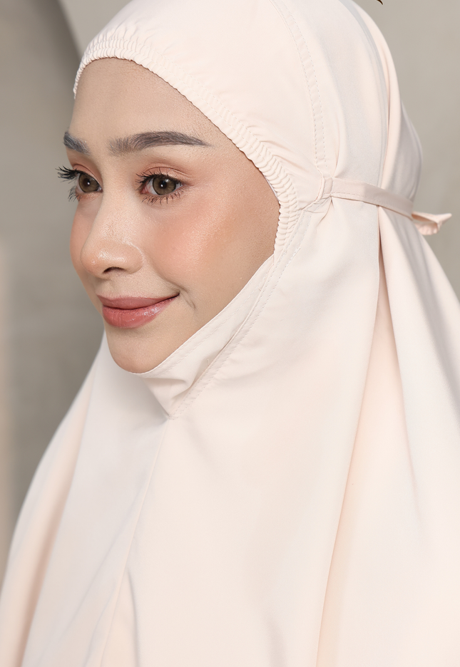 Faraza Zahra Telekung Nawal - Peach