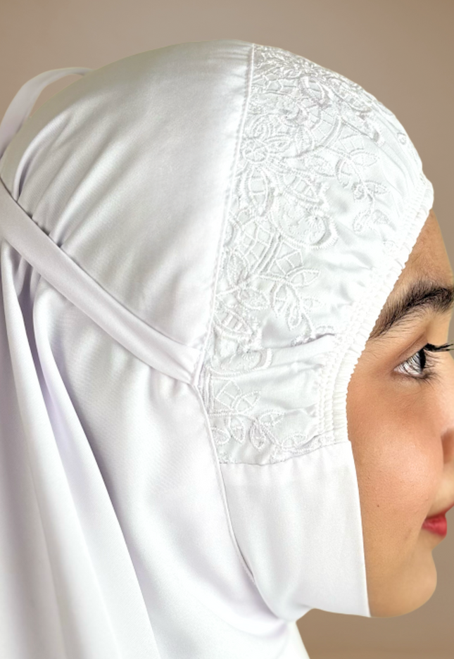 Faraza Zahra Telekung Sazkia - Telekung Labuh, Sejuk dan Selesa