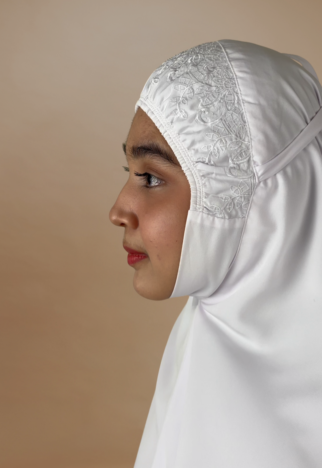 Faraza Zahra Telekung Sazkia - Telekung Labuh, Sejuk dan Selesa